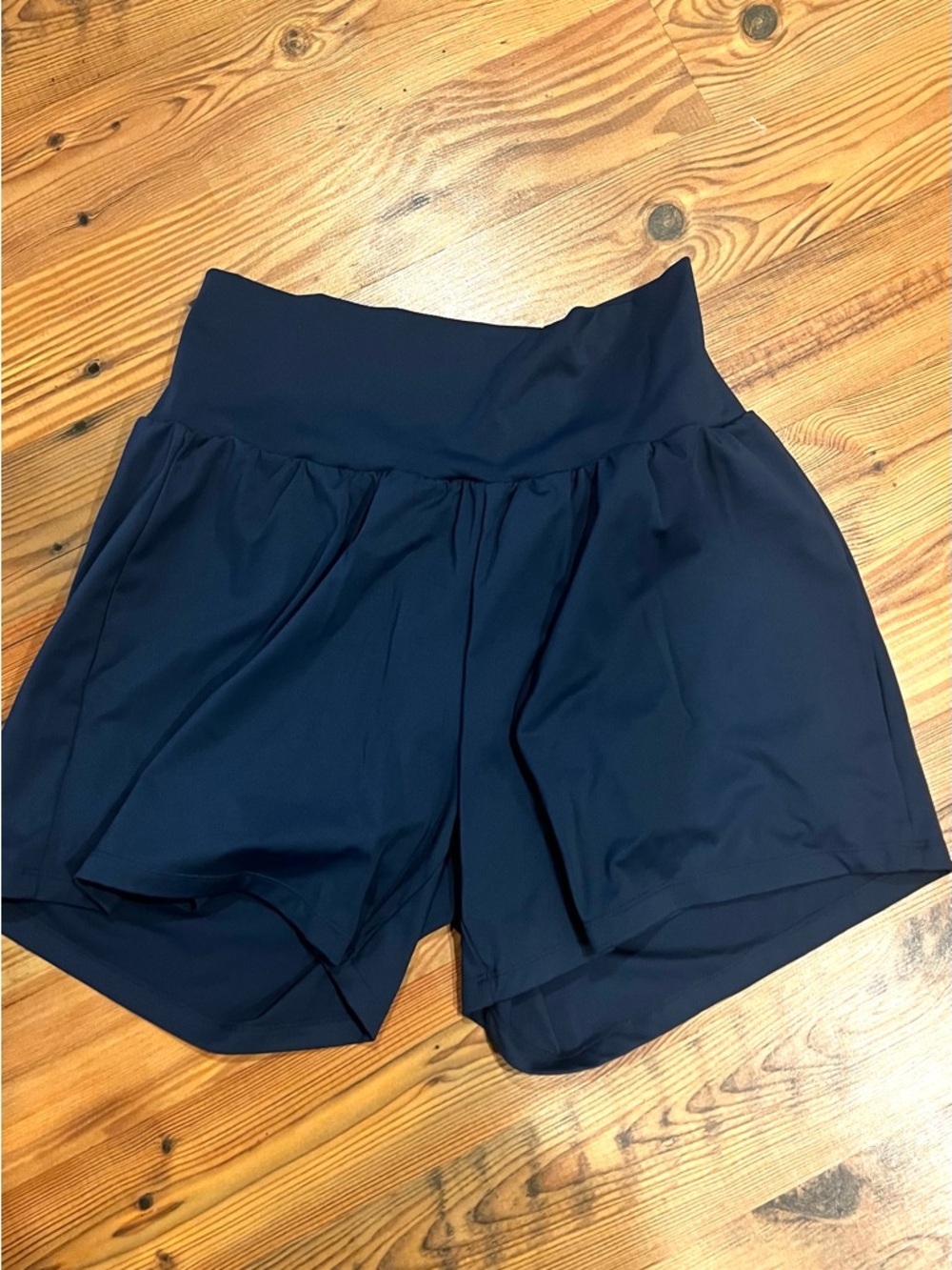 Halara SoftlyZero 5” Navy athletic short